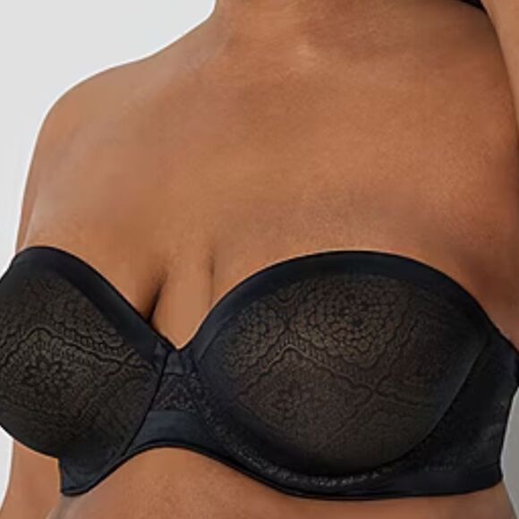 NWT Ambrielle® Everyday Full-Figure Lightly Lined Strapless Bra Multi Way 42C - Picture 4 of 5